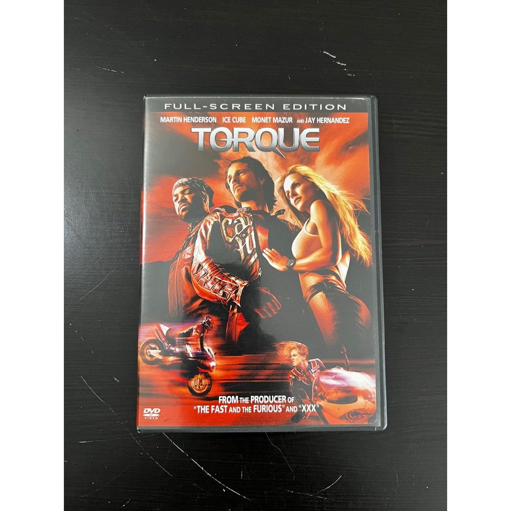 Torque DVD Full-Screen Edition 2004 Ice Cube Martin Henderson Action Movie